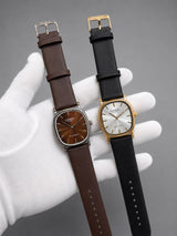 Casio Vintage Square Leather Unisex Watch | Minimalist Quartz