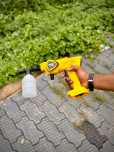 MZ WG06 Cordless Portable High Pressure Spray Gun | 18.5V Rechargeable Car Washer with 2 Batteries