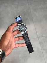 CASIO Vintage Field Watch | Ana-Digi Canvas Strap
