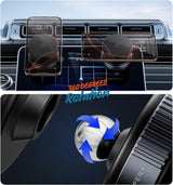 360° Magnetic Phone Mount - Vacuum Suction Cup Holder for Car, Office, Home