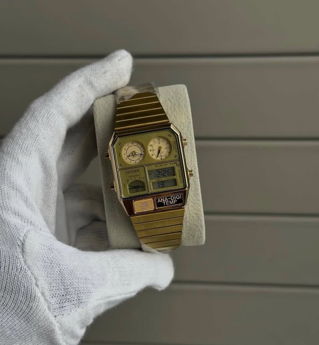 CITIZEN Ana-Digi Temp Retro Watch