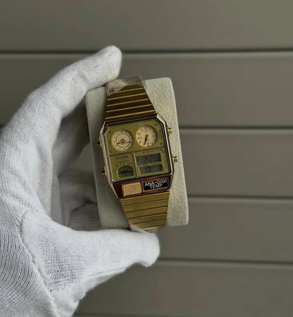 CITIZEN Ana-Digi Temp Retro Watch